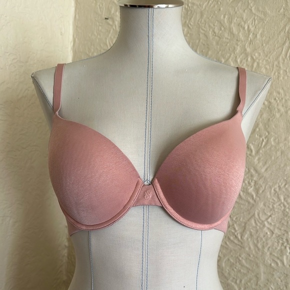 Victoria’s Secret Uplift Semi Demi Bra Light Pink 34D - Picture 1 of 8